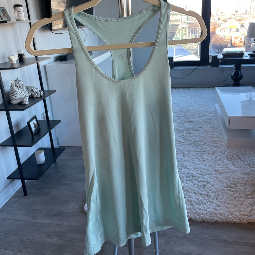Light blue/green Lululemon Tank